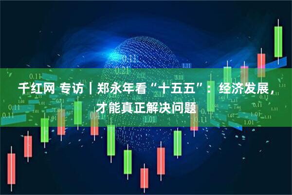 千红网 专访｜郑永年看“十五五”：经济发展，才能真正解决问题