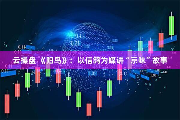 云操盘 《阳鸟》：以信鸽为媒讲“京味”故事